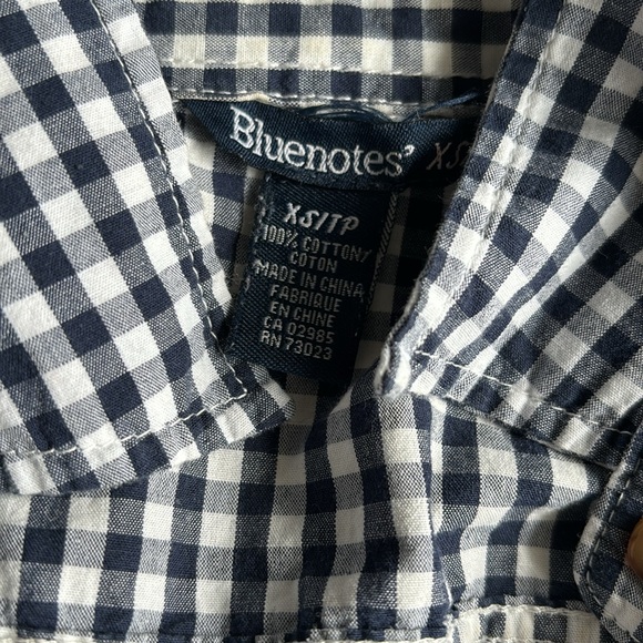 Blue notes button up shirt - Picture 3 of 3